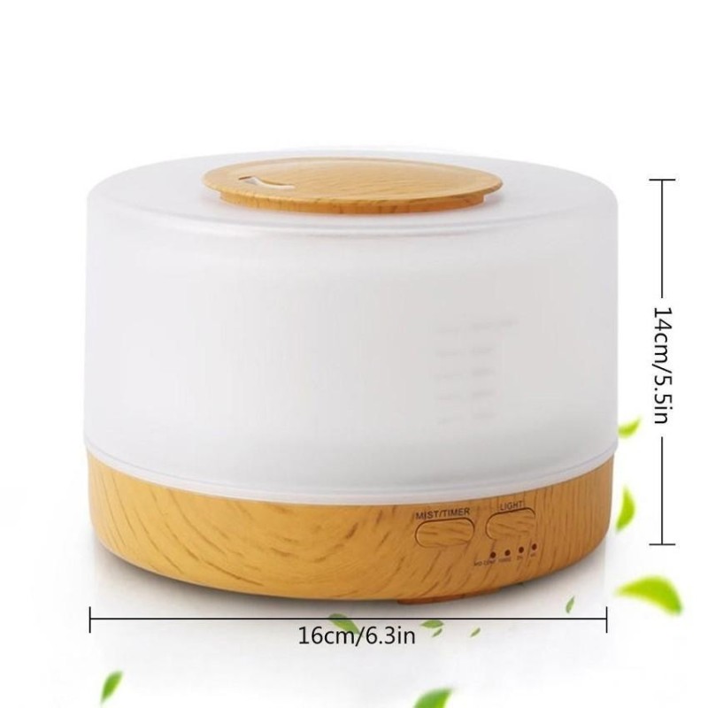 Mist Humidifier Home Fragrance Diffuser 2-in-1, Classical Style With 7 Colors Light Mode, Large Capacity Enough For Singapore