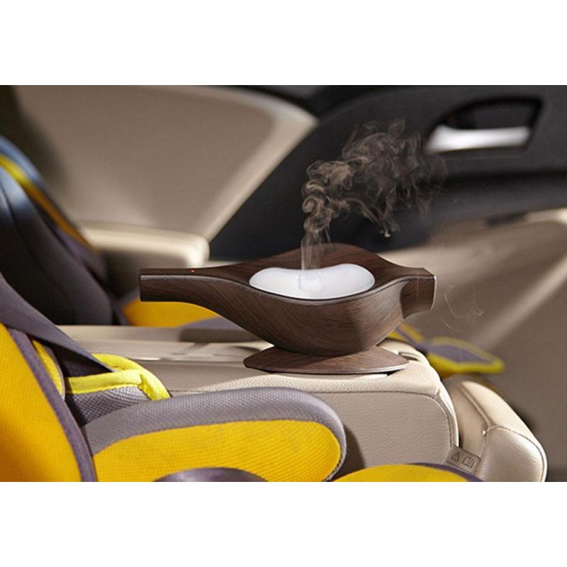 leegoal USB Aromatherapy Essential Oil Diffuser Air Humidifier For Car(Deep Wood) - intl Singapore