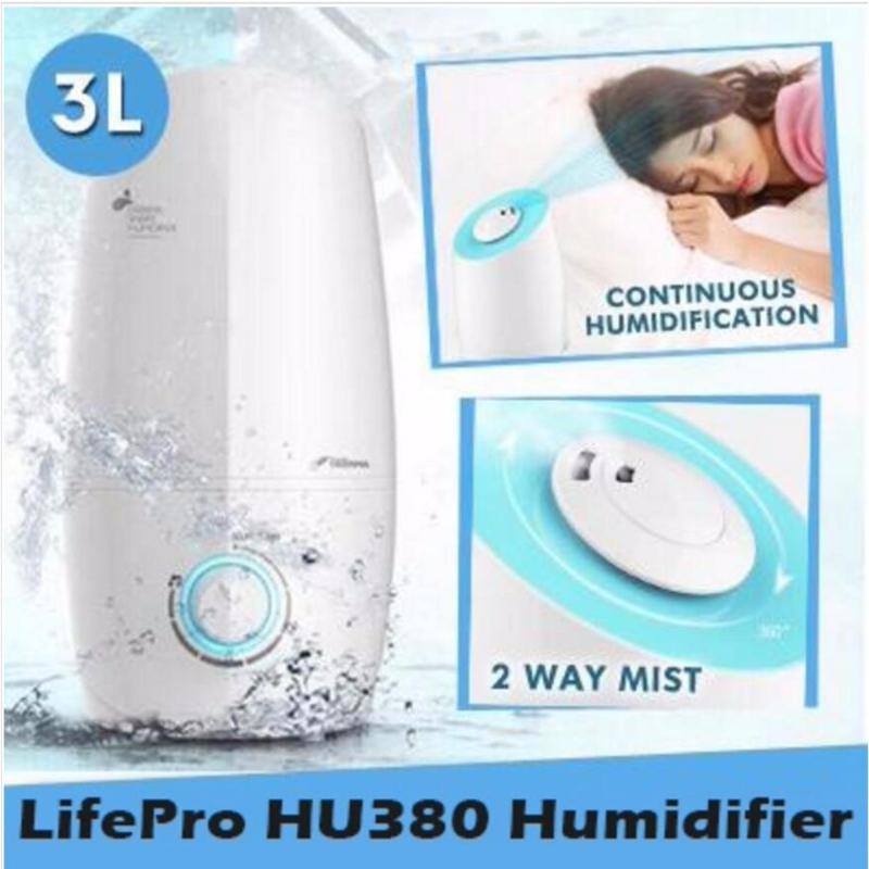 Lifepro HU380 3L Humidifier With Aroma Function/ Singapore safety mark plug/ English Manual Singapore