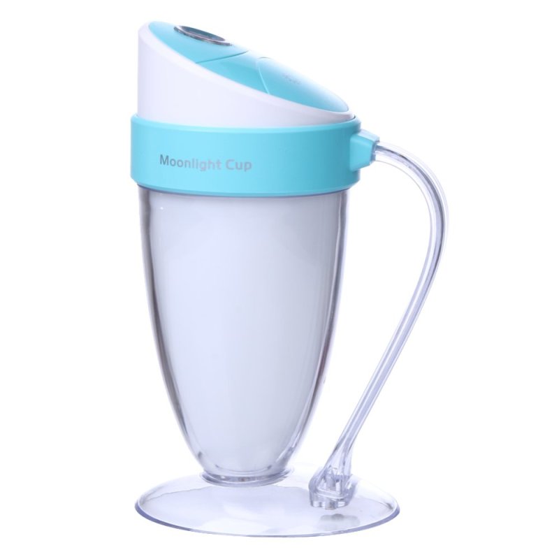 Uebfashion Moonlight Cup Water Cup Humidifier Colorful Car Home Humidifier(Blue) - intl Singapore