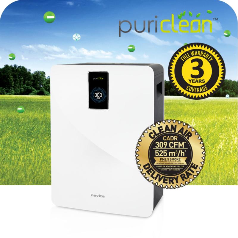 novita PuriClean™ Air Purifier NAP822 - With Laser PM2.5 Display (3 Years Warranty) Singapore