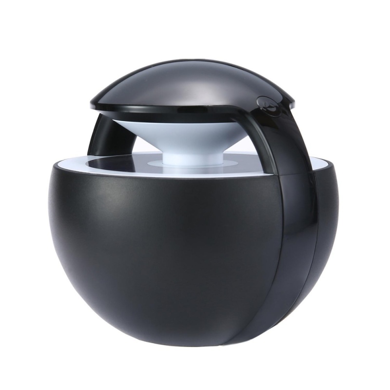 quzhuo Mini Humidifier Night Light Lamp LED Portable Micro Molecular Water Mist Multimode Power Supply Automatic Timing And Environment Humidification For Home Or Car Black - intl Singapore
