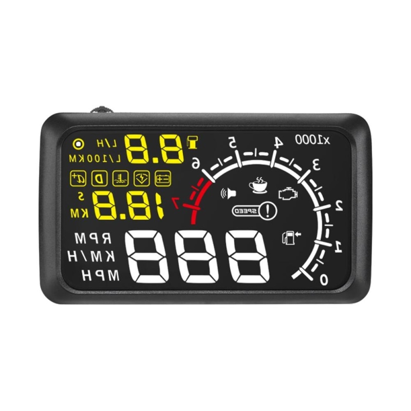 toobony Blin® 5.5 Inch X3 Car Bluetooth HUD Head Up Display Hud Vehicle OBDII Security System Projector Driving Data Monitor - intl Singapore