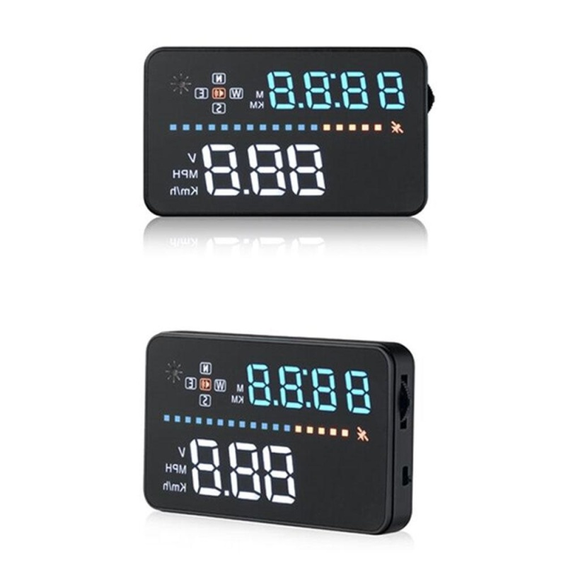 xiteng New Universal 3.5 Car A3 Hud Head Up Display With OBD2 Interface OverSpeed Warning Plug Play Vehicle Speed, Engine Speed, Water Temperature - intl Singapore