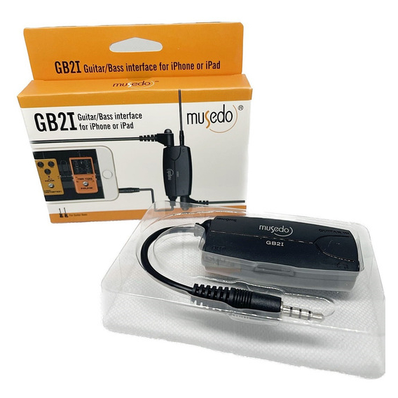Thiết bị thu âm livestream cho nhạc cụ  đàn guitar kết nối điện thoại Musedo GB2i-soundcard interfac