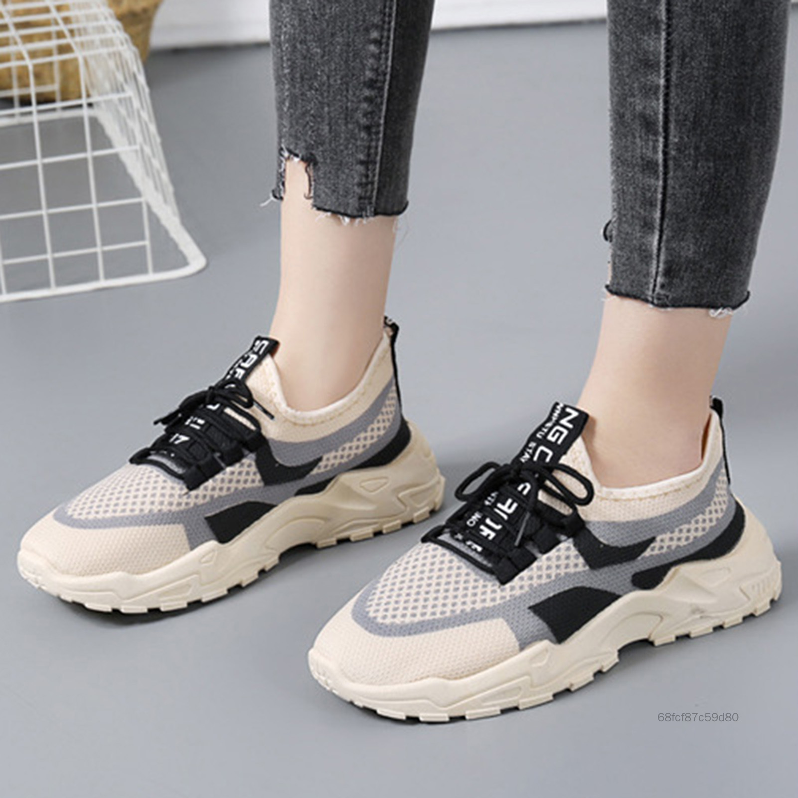 Giày thể thao thời trang của phụ nữ bình thường, người cha đi bộ thoáng đã đến AMR-VN - 3