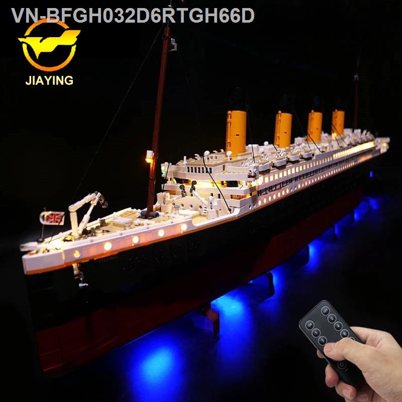 ◈◇✆ For Lego 10294 Titanic Famous Ship Blocks Accessories Toy Lamp Set (Only Without Model)