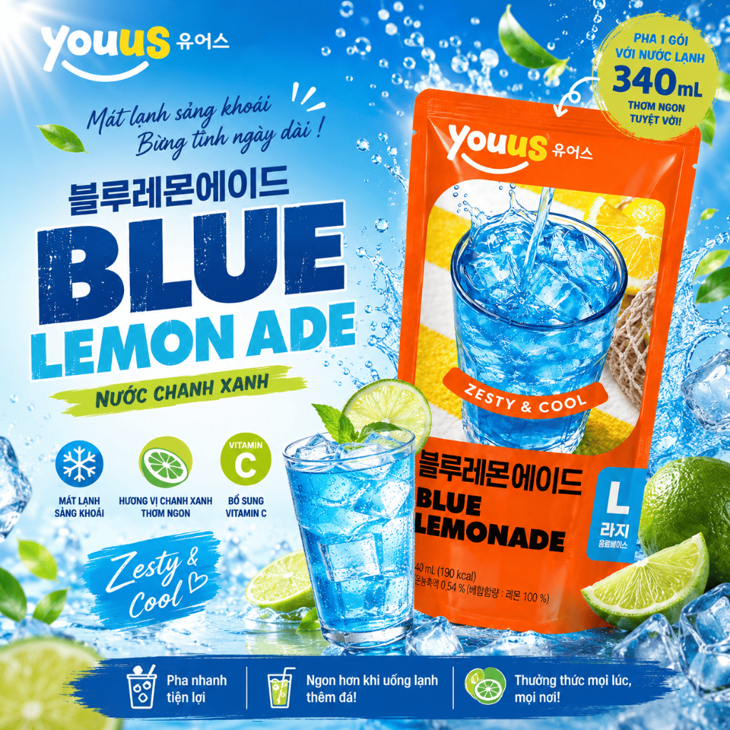 NƯỚC CHANH XANH - BLUE LEMONADE YOUUS