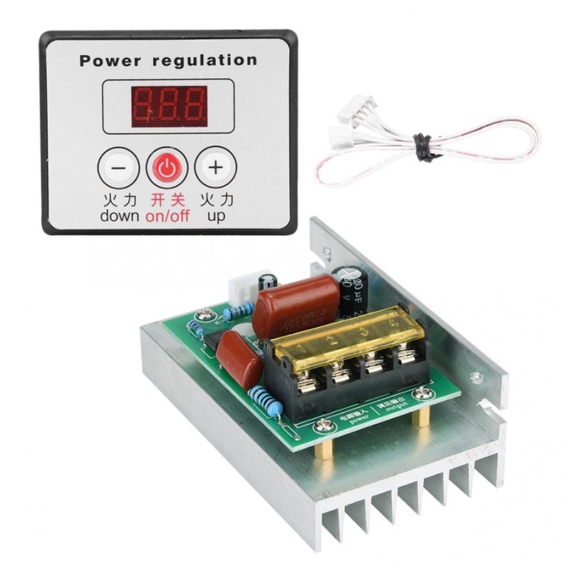 6000W thyristor voltage regulator high-power oven temperature controller voltage regulator 220v 380