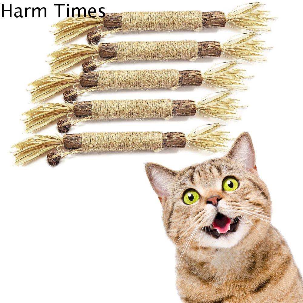 HARM TIMES Tương tác Cắn Kháng Cho Trong Nhà Nhai kẹo Cho Mèo Con Mèo Con Catnip Cát Chew Đồ Chơi Mèo Đồ Chơi Sản Phẩm vật nuôi Răng Công Cụ Làm Sạch