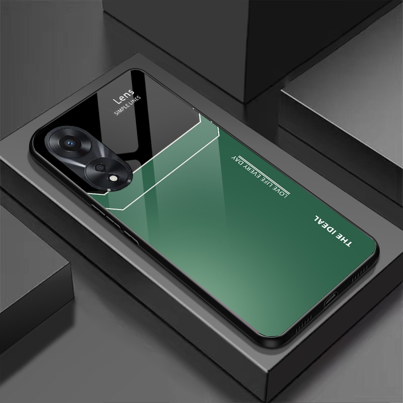 Ốp Lưng OPPO A38 4G A58 4G A58 5G A78 5G A98 5G Mặt lưng kính chống sốc thiết kế riêng
