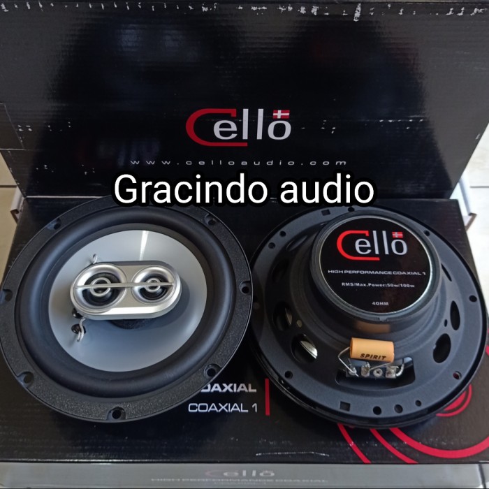 SPEAKER COAXIAL CELLO 6 INCH PLUS RING KHUSUS TOYOTA Giá 715,000 Đồng*Miễn phí vận chuyển
