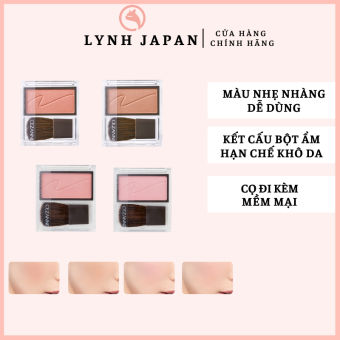 Má Hồng Phấn Bột Mịn Tự Nhiên Cezanne Cheek Blush Nhật Bản