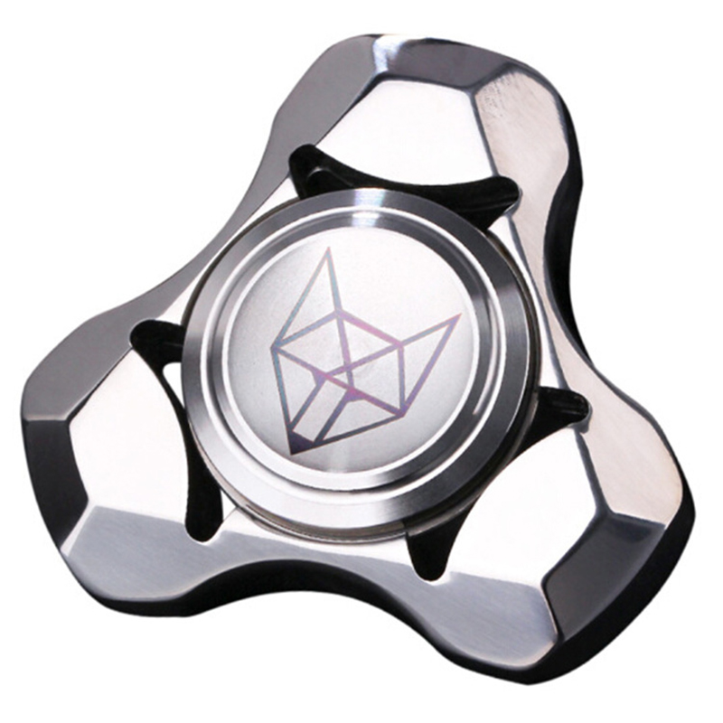 Spinning Tops Finger Spinner Tri Cross Fidget Spinner Metal Spinner Toy EDC Stuffer For Kid/Adult To