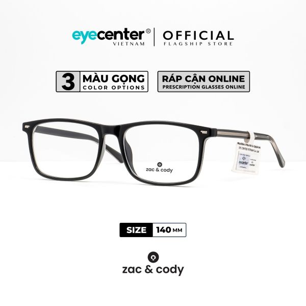 Giá bán Gọng kính cận nam nữ chính hãng ZAC & CODY C58 lõi thép chống gãy nhập khẩu by Eye Center Vietnam