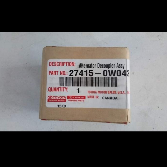 Puli Pulley Altenator Alphard Vellfire Camry RAV4 2400cc 27415-0W042 Harga 740,000 rupiah*Gratis Ongkir