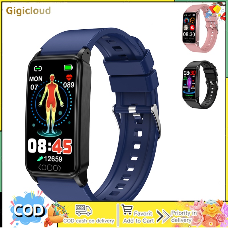 TK71pro Smart Watches For Men Women 1.47" Screen Fitness Tracker Heart Rate Blood Glucose Monitor IP68 Waterproof Smartwatch ราคา 461 บาท*ส่งฟรี