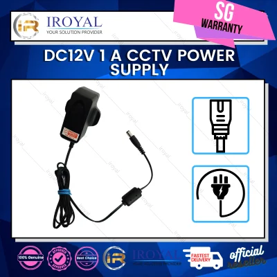 DC12V 1 A CCTV POWER SUPPLY POWER CORD ADAPTER CABLE Cord for Home Security Camera Surveillance System