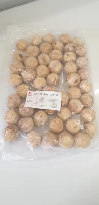 Frozen Takoyaki Ball 50pcs (1kg) - premium Japanese flour with octopus legs