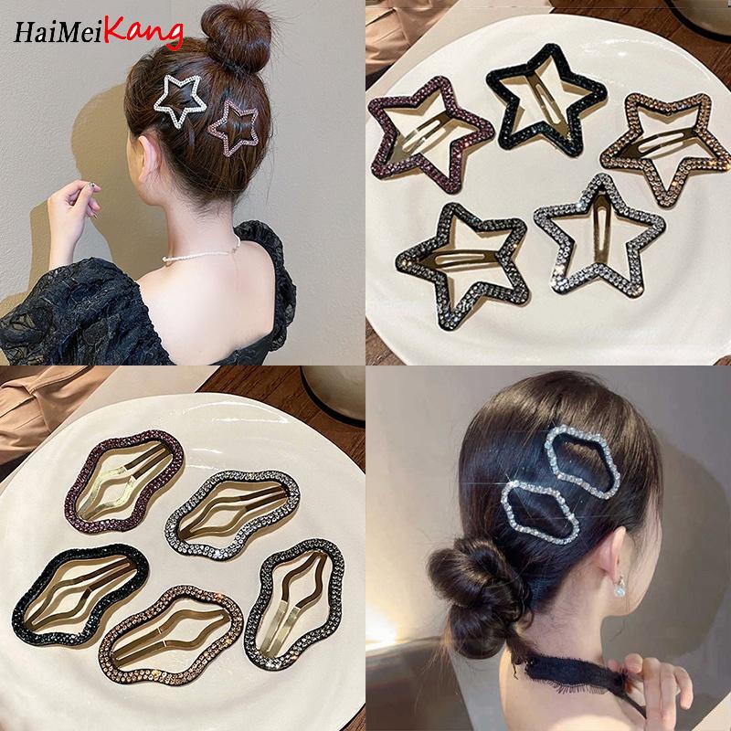 Đám mây Sao BB clip kẹp tóc cô gái thời trang kẹp tóc ngắn kẹp tóc phụ nữ Phụ kiện tóc