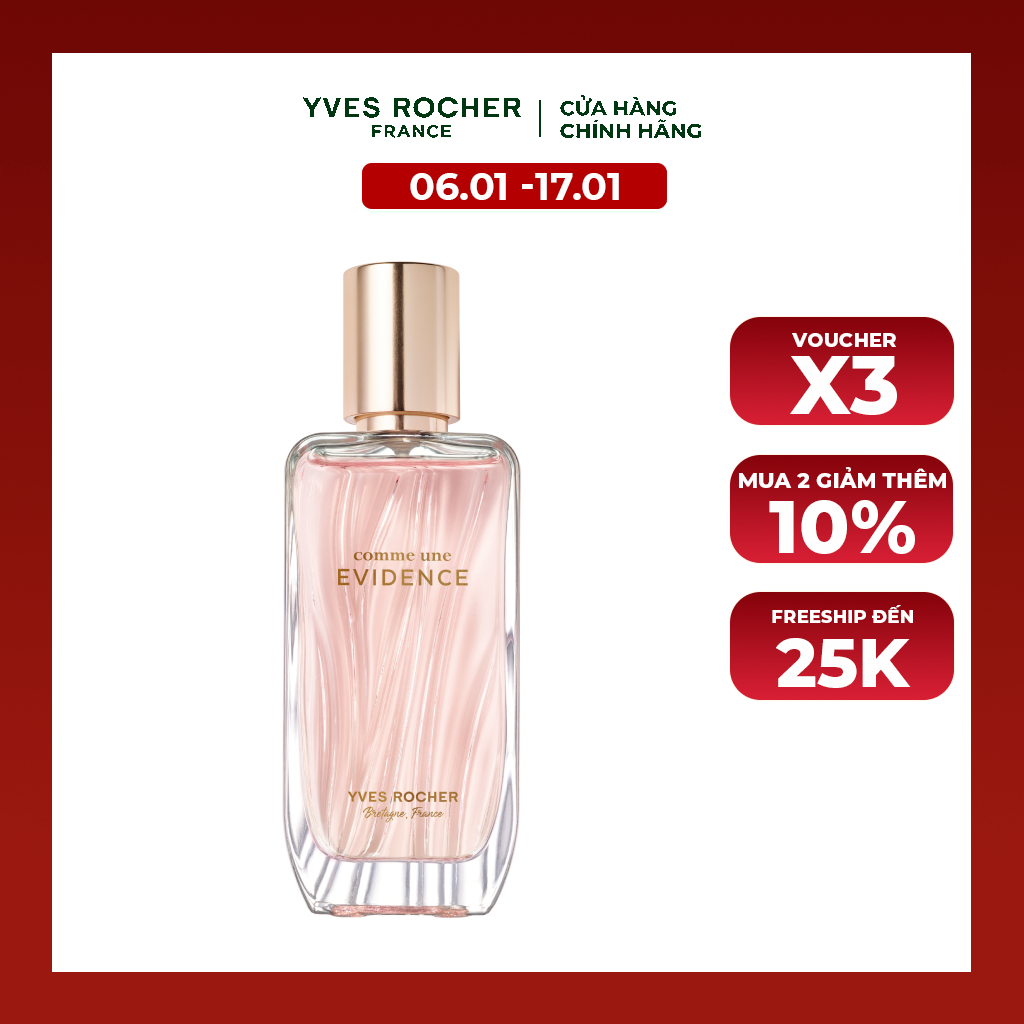 Nước hoa Yves Rocher Eau De Parfum Comme Une Evidence 50ml