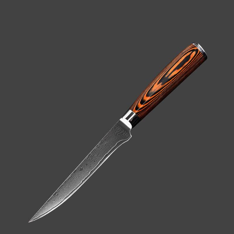 DAO - DAO BẾP NHẬT BẢN CLASSIC BONING THÉP DAMASCUS MÃ DDT120 VNS DOC2025