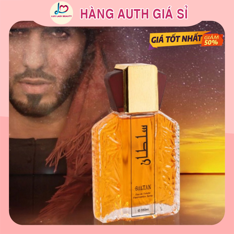 Nước Hoa Nam Dubai SULTAN Eau de Toilette Gold 100ml, hương thơm đẳng cấp, sang trọng