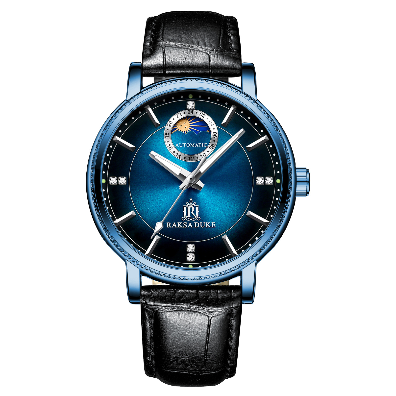 Fashion Men's Watch Day and Night Stars Fully Automatic Waterproof Mechanical Watch Presyo 2,932 Piso*Libreng Shipping