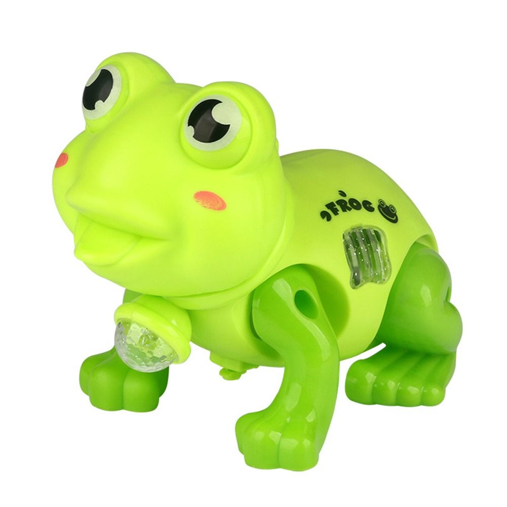 GOLDMA Electric Electric Frog With Music Projection Educational Music