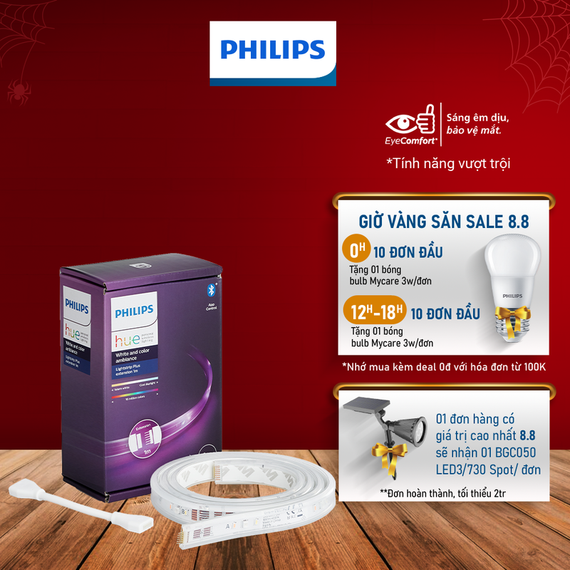 Đèn led dây mở rộng philips hue 1m