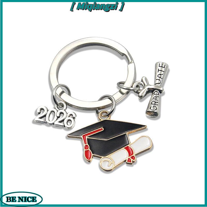 [miqiangzi] 2026 Tốt Nghiệp Gown Cap Lưu Niệm Keychain Kim Loại Keyring Cho Sinh Viên Trường Lễ Đảng Quà Tặng Và Ủng Hộ - 8