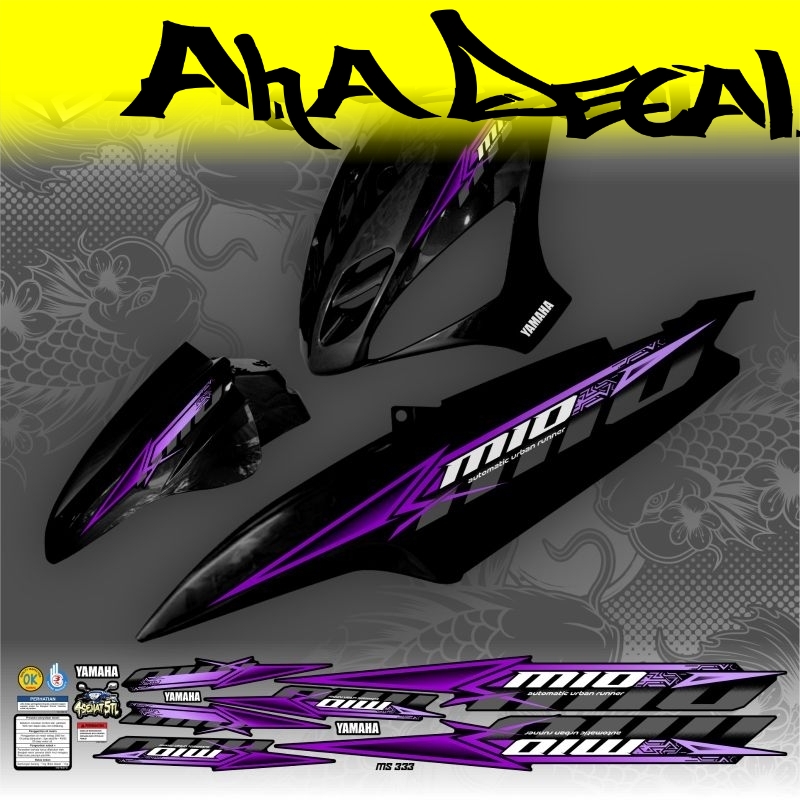 striping variasi thailand mio sporty/mio smile ms 328/336 Harga 27,000 rupiah*Gratis Ongkir