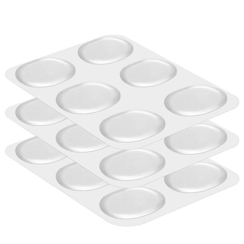 18 Pieces Drum Damper Gel Pads Silicone Drums Silencer For Drums Tone Control-Clear Malaysia