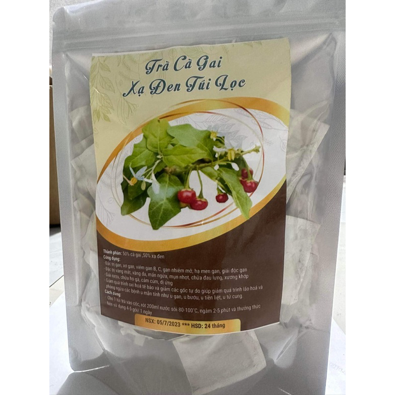Trà cà gai xạ đen túi lọc bịch 350gr có 50 túi lọc