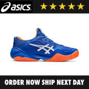 ASICS Court FF 3 Novak Men's Tennis Shoes - Blue Orange