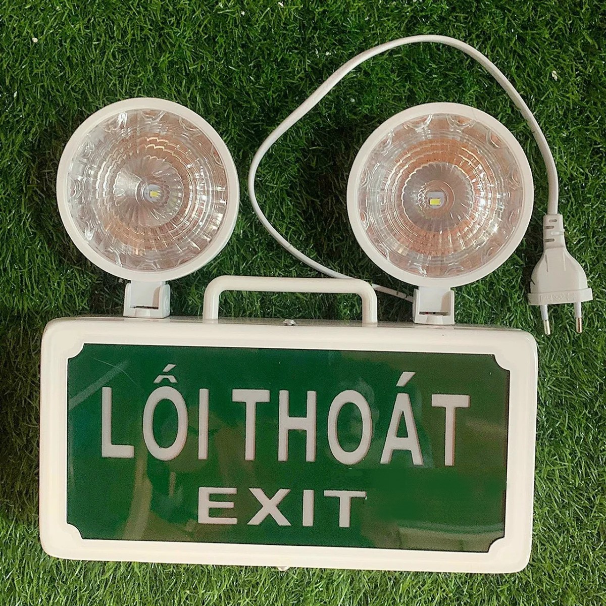 Đèn sự cố khẩn cấp chiếu sáng kết hợp biển chỉ dẫn thoát hiểm exit - thiết bị phòng cháy chữa cháy