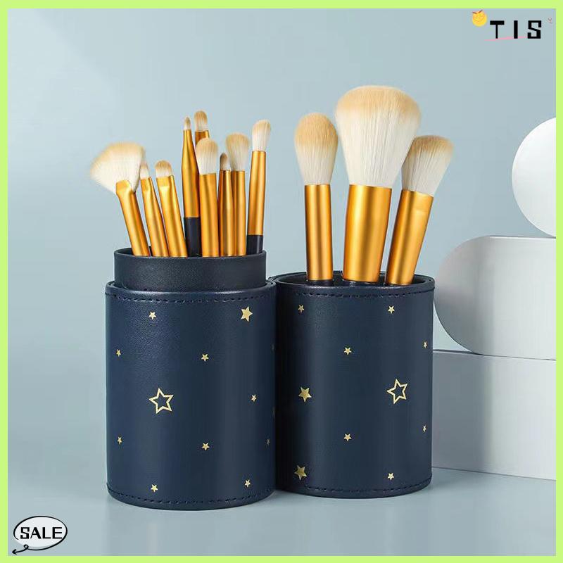 Follow Get New【TIS】 Bộ 5 7 10 12 Cây Cọ Trang Điểm gồm Cọ Phấn Nền, Má Hồng, Phấn Mắt và Phấn Tạo Khối, Bộ Cọ Trang Điểm Chuyên Dụng
