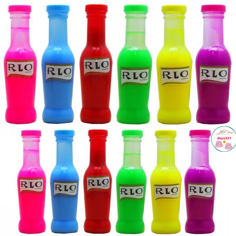 Slime RLO chai nước hoa quả nước ngọt dạng lỏng 150ML 11 màu cực đẹp Đồ