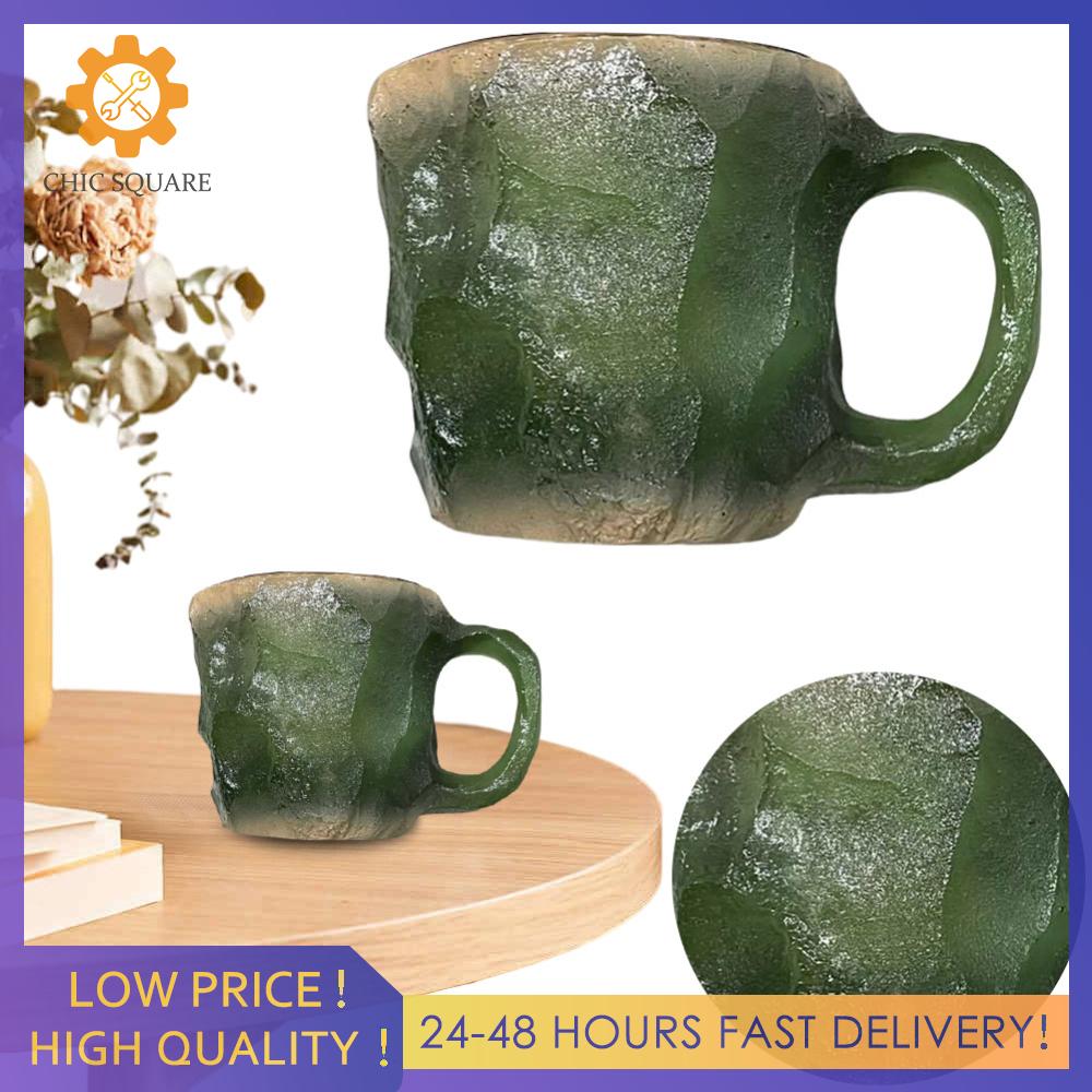 【New Arrival】 Imitation Mineral Crystal Coffee Mugs Colorful Fake Crystal Mug Multi-use Water Cup with Handle for Milk Coffee Tea - 3
