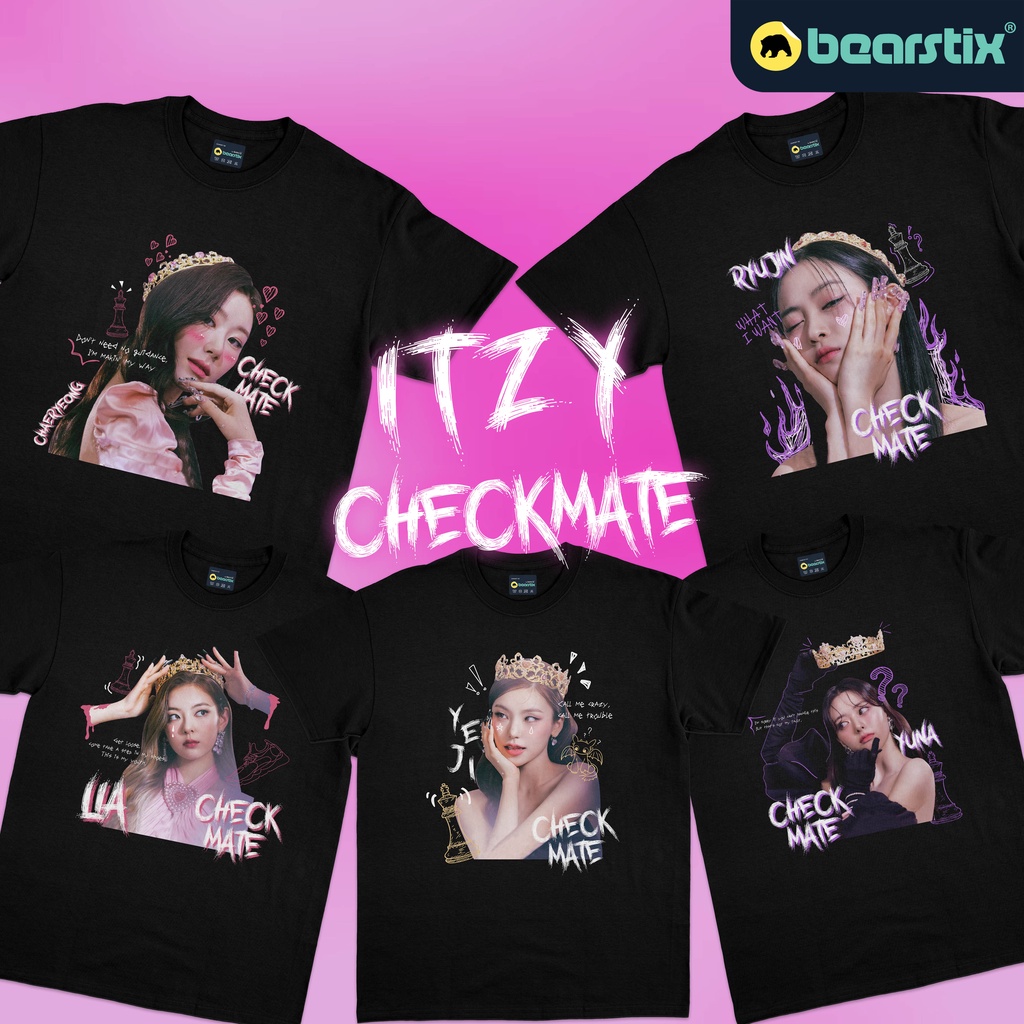 ITZY CHECKMATE Mini Album Photo T-shirt