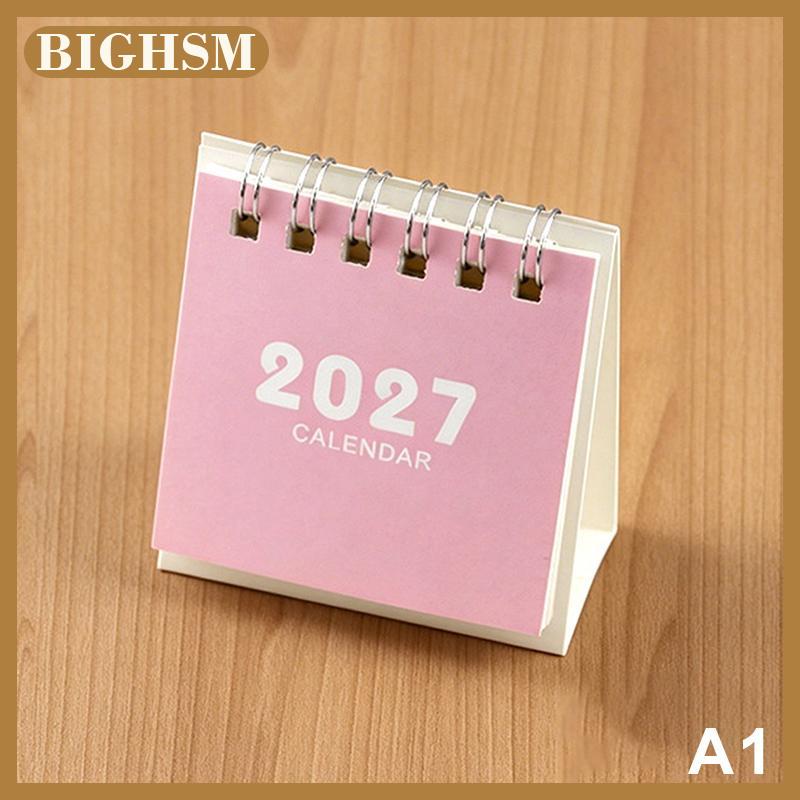 BIGHSM Lịch để bàn 2027 lịch du lịch mini nhỏ gọn hoàn hảo cho gia đình văn phòng trường học giúp lên kế hoạch lịch trình hàng ngày và trang trí nhà cửa