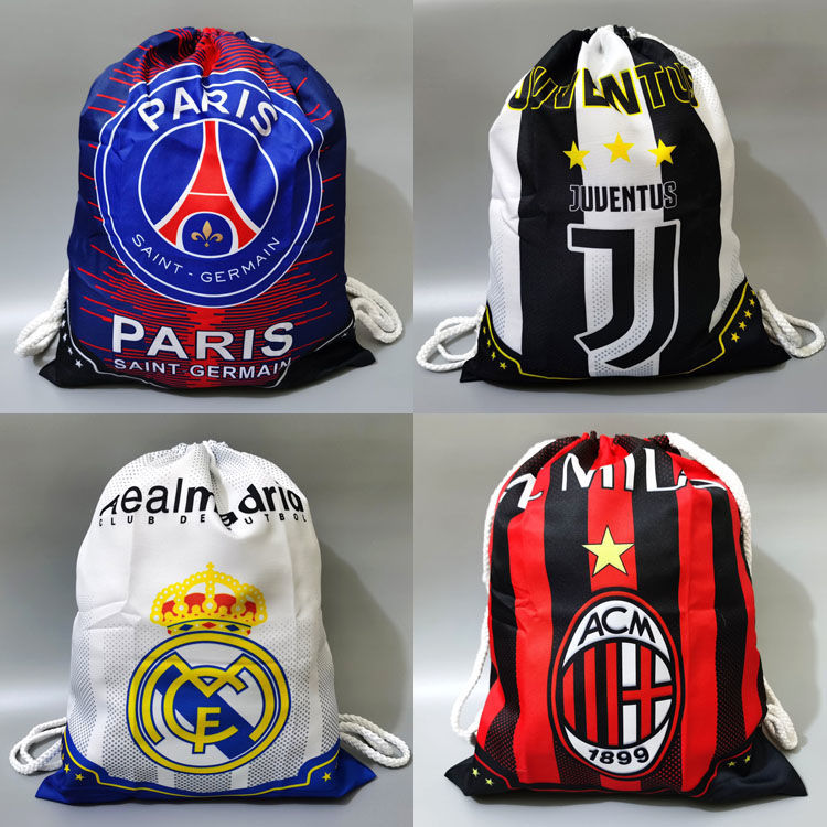 Manchester City Liverpool Arsenal Manchester United Bayern Real Madrid Barcelona Paris Dortmund AC Milan Football Team Backpack Shoe Bag
