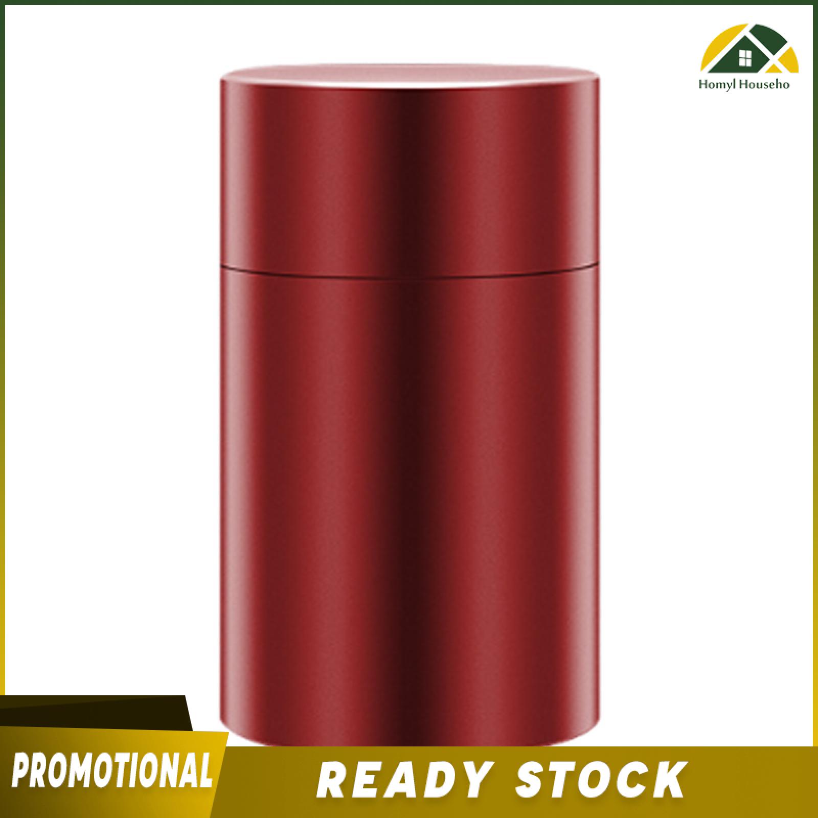 Homyl Nhôm Kín Lưu Trữ Jar Smellproof Container Đa Chức Năng bằng kim loại hợp thời trang Tin Cho Trà Xử Lý Cà Phê Thanh đựng thức ăn