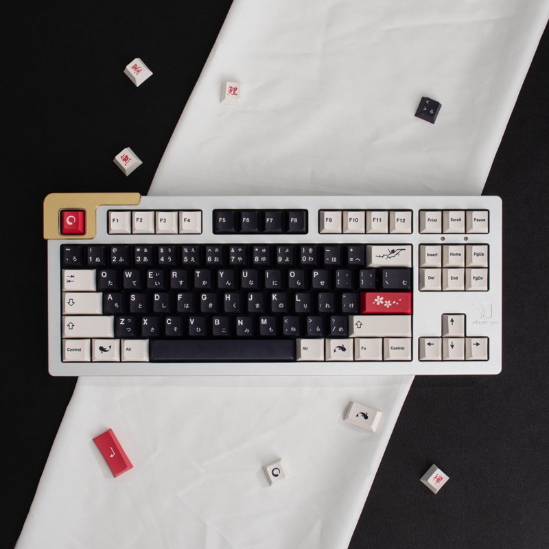 Sumi Large Set Cherry Profile Pbt Keycap Dye-Sub English Custom Personality Keycaps For Mechanical Keyboard 61/64/68/75/84/87