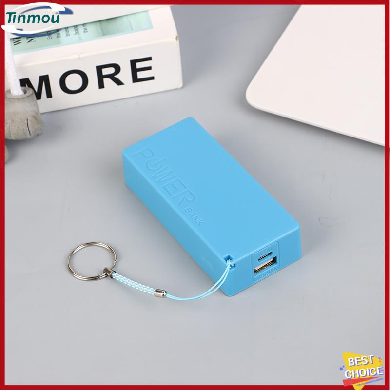 【Tinmou】🌟🌟【Hot Sale】🎈 Điện thoại di động ngân hàng sạc pin gói cho trường hợp tự làm hộp Protable đầy màu sắc stroage hộp - 8