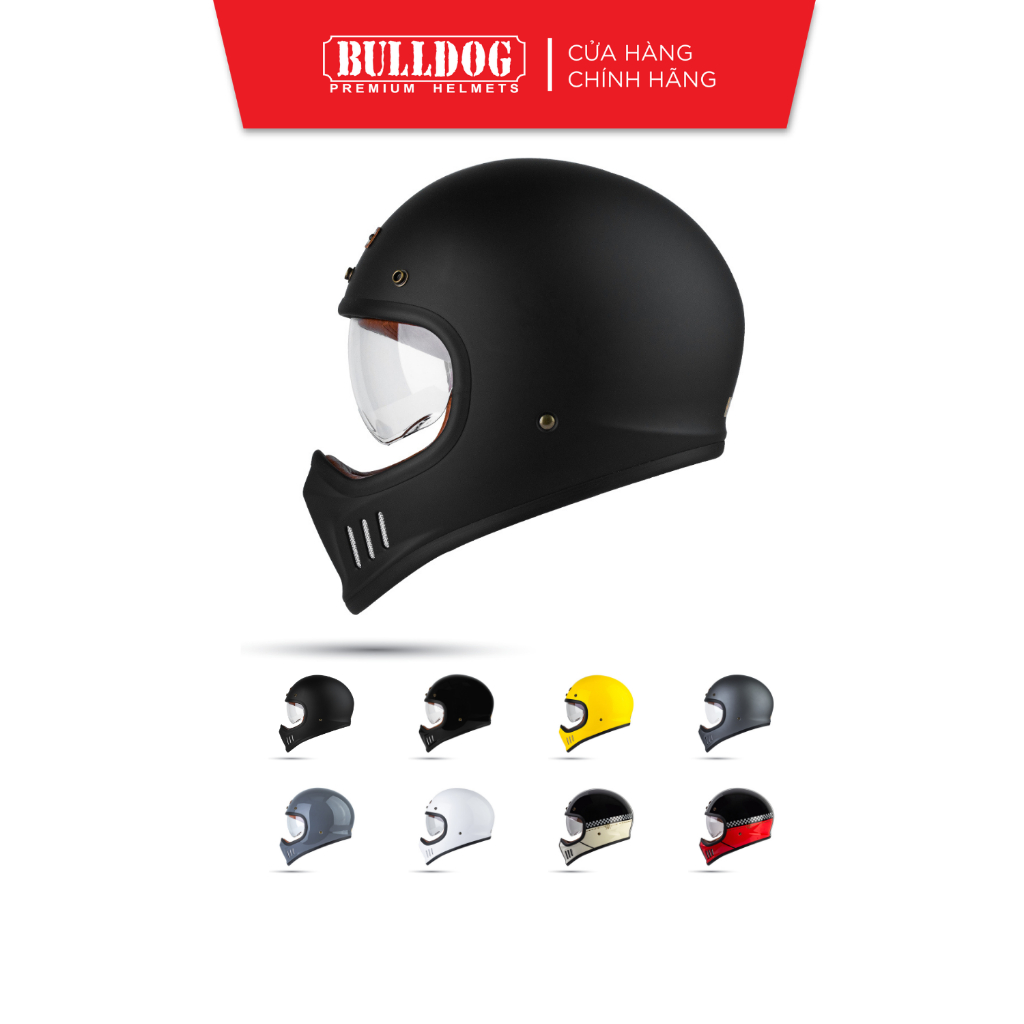 Mũ cào cào cổ điển bulldog dogo kính âm