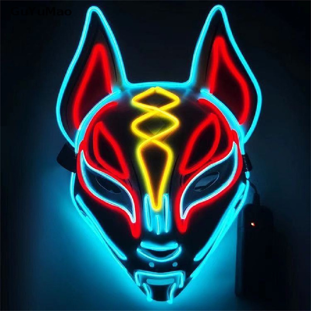 light up fox mask