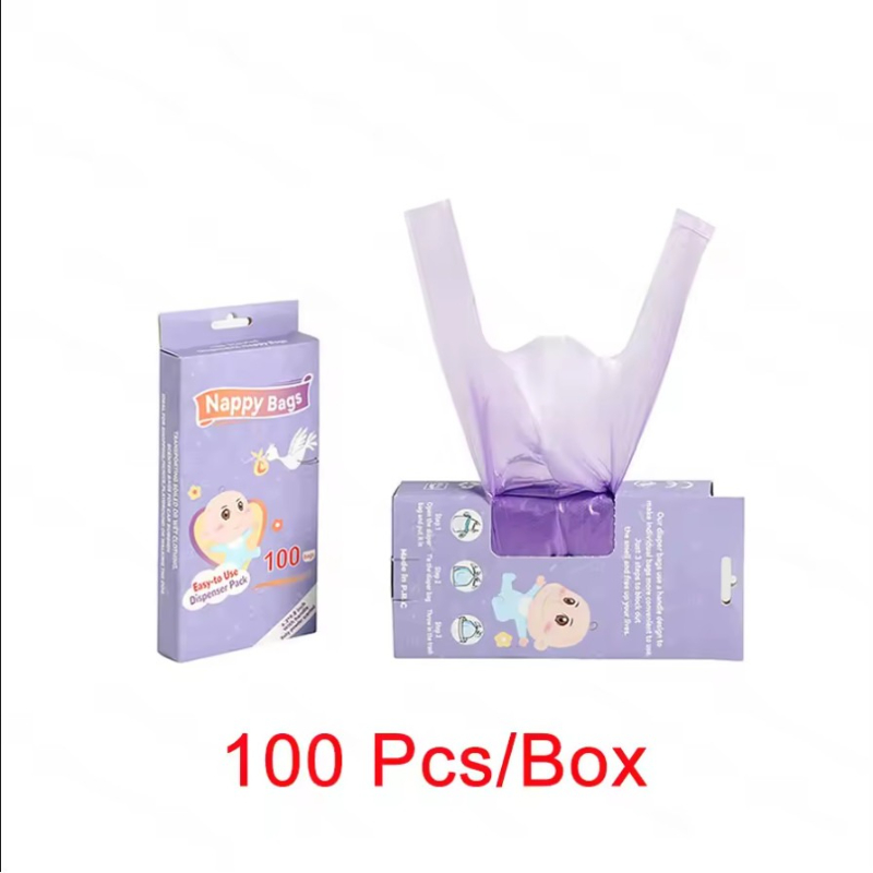 BERMA BABY Disposable Diaper Bags To Abandon Nappy Boxed Pull-Out Design Baby Odor Control for Nursery Diaper Pail Trash Can