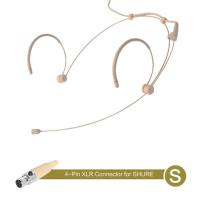 【BYPL】 Headworn Microphone Double Earhook Headset Mic Headset Mic Mic 3 Pin 4 Pin 3.5mm In Stock