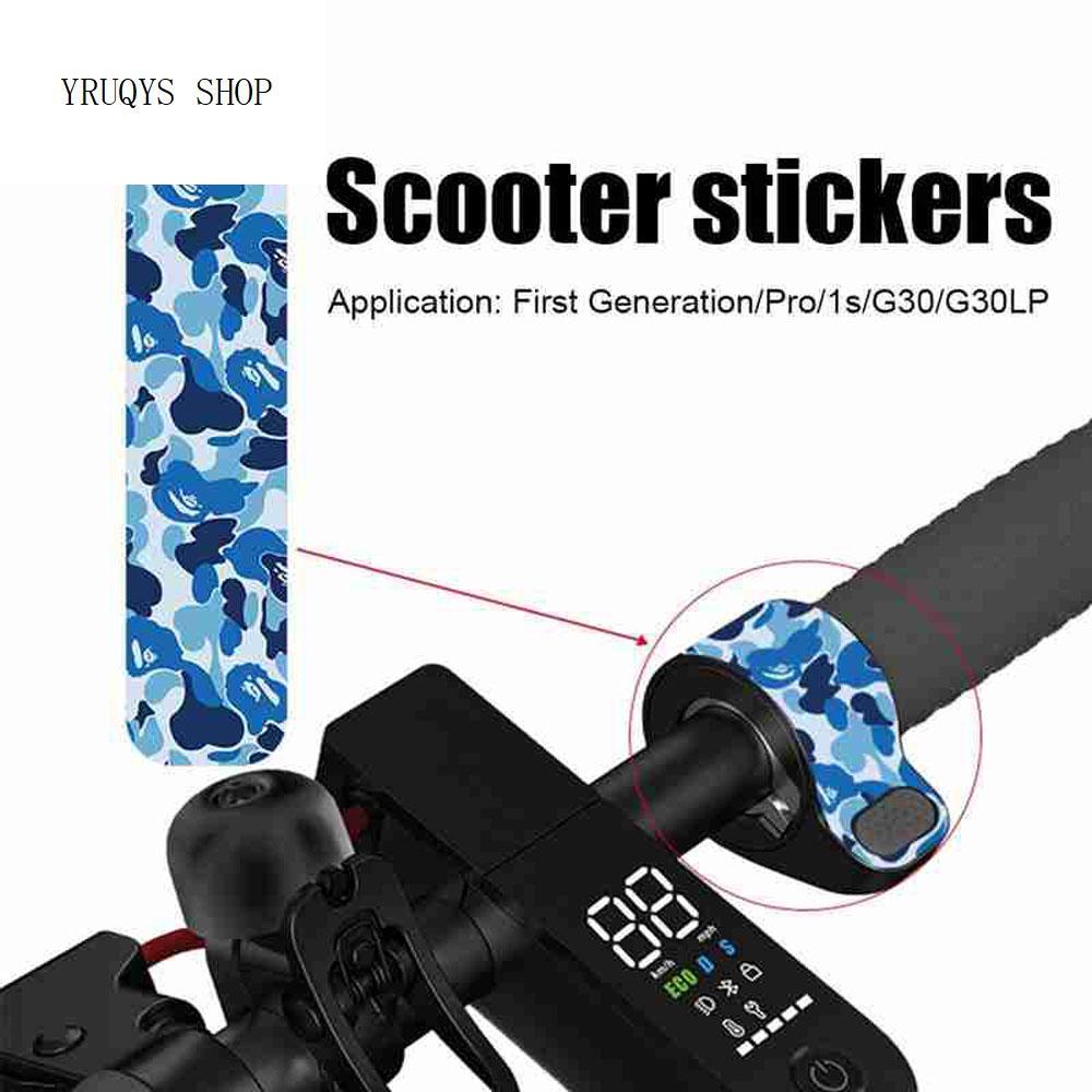 YRUQYS Đối với xe tay ga Xiaomi M365 Xe điện Phụ kiện xe tay ga Hình dán xe tay ga Hình dán ngón tay tay ga xe tay ga Nhãn dán bảo vệ Bộ phận xe tay ga